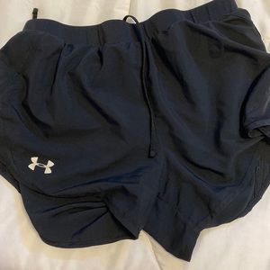 Black under armor shorts